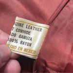 Vintage Women’s‎ Suede Leather Barn Cropped Trench Jacket Size 11 Handmade Tan Photo 8