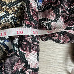 Parker Gladis Silk Snake Print Snakeskin Mini Dress Photo 9