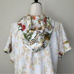 Anthropologie  Daily Practice Emrbroidered Short Sleeves Hoodie Photo 9