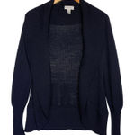 ST JOHN Sport Vintage Women’s Black Santana Knit Cocoon Cardigan Small Photo 0