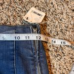 We The Free  Bella Moto Mid Rise Skinny Jeans Size 24‎ Zippers Detail Denim Photo 3