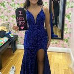 Amarra Prom Dress Blue Size 6 Photo 0