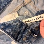 GRLFRND  Light Blue Denim distressed Jean Shorts Helena size: 26 Photo 4