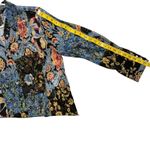 ZARA  Patchwork Floral Blouse – Mixed-Print Button Front, Size S Photo 6