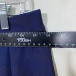 SheIn Women’s Navy Blue Dress Pants Size L US 8/10 Pull-On Tapered Waist 32 Photo 2