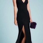 Dress the Population NWOT Black Iris Dress slit gown sz XXL Photo 0