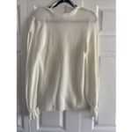 Somedays Lovin Some Days Lovin Women's XS V Neck Ivory Knit Sweater Clean Girl Preppy Capsule Photo 5