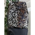 Way-In  Clothing Co. Party Dress Womens Small Black Silver Sequins One Shoulder Photo 9
