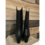 Andrew Geller Womens Andrew Gellar Sz 9‎ Black Rubber Knee High Waterproof Snow Rain Boots Photo 3