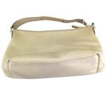 Coach Leather Hobo Bag Cream Beige Shoulder Bag Purse Photo 2