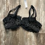 Soma  Black Floral Lace Bra Size 36C Photo 2