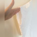 Frank & Eileen  Capelet In White Oversized Cotton Poncho Top One Size Photo 3