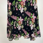 kim rogers  Floral Maxi Skirt Large Boho Y2K Whimsigoth Fairy Cottage Girly Pink Photo 2