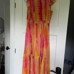 Anthropologie  Peregrine Smocked Flutter Sleeve Midi Dress Photo 3