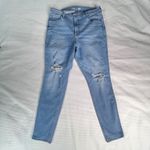 Old Navy  Rockstar Super Skinny Jeans Women's Sz 18 Extra High Rise Distressed Photo 1