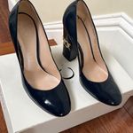 Casadei  | Blue Patent Leather Pumps Gold Hardware 37.5 Photo 5