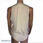 Renee C . wrap front body suit blouse Photo 3