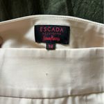 Escada Exclusive For Neiman Marcus Women's Pants Cream Ivory Wool Size 4 EU 34 White Photo 6