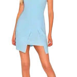 Amanda Uprichard  Jessamyn Mini Dress Pacific Blue Size Small Photo 0