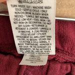 PINK - Victoria's Secret Pink by Victoria's Secret Womens Pocket Drawstring Maroon Wide Leg Sweatpants S Photo 2