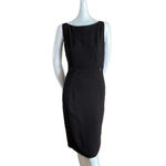 2000s Vintage M Siamo Brown Wool Belted Sheath Midi Dress Tailored Quiet Luxury Size 6 Photo 1