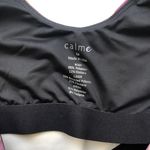 Johnny Was NWT  Calme Endure Sports Bra in Purple Watercolor Sz M Photo 4