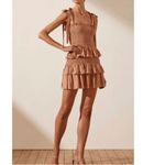 House of Harlow 1960 Blush Tiered Mini Dress Pink Size L Photo 1