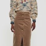 Antik Batik Brown Midi Pencil Dress for Work Size 36 Photo 0