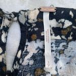 Free People All the Right Ruffles Romper in Raven Combo Button Back 3/4 … Photo 6