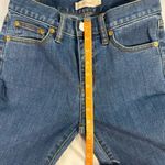 Tory Burch NWT Size 25 Connor Fringe-Bottom Cropped High Rise Jeans Boho Stretch Photo 9