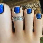 Elephant Sterling Silver Toe Ring Silver Photo 1