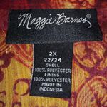 Maggie Barnes 2X Kona Lava Top Plus Orange Photo 3