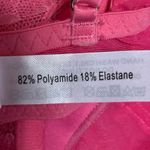 Lovers + Friends  Ariella Pink Lace Mesh Sleeveless Cami Camisole Bodysuit Top M Photo 4