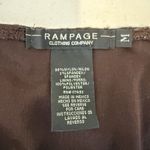 Rampage VTG M Brown Floral Lace Babydoll Tank Top Whimsigoth Twist Front Y2K Photo 2