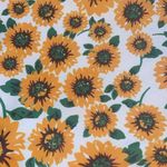 Sunflower Print Bikini Bottoms size medium floral sunflower high waisted bikini Yellow Photo 3