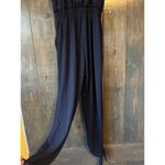 Lola Grace Navy Blue Spaghetti Strap Jumpsuit Wide Leg Elastic Waist Casual F38 Photo 8