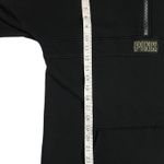 PINK - Victoria's Secret Victoria’s Secret PINK Quarter-Zip Black Pullover Sweatshirt - Size M - Kangaroo pocket Photo 12