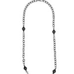 Titanium Steel Link Chain Necklace for Men Women,Punk Hip Hop Necklace Silver Photo 2