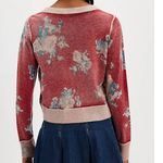 Free People NWT Nocturnal Patterned Cardi in Salsa Combo Photo 2