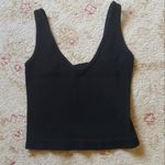 Free People  Solid  Ribbed Brami Tank in Black sz XS/S Photo 5