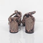 Free People ‎ Colette Cinched Heel Python Snakeskin Size 36.5 Sandal Photo 10