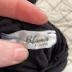 Women’s size S/M black turtleneck, tank top, with ear loops for masking. Photo 6