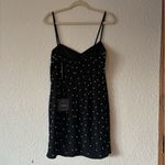 Ieena for Mac Duggal Black Sleeveless Pearl Encrusted Sweetheart Mini Dress 8 Photo 2