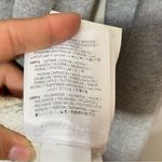 Moncler Maglia Cardigan Zip Hoodie Gray White Trim Made in Italy Size L Photo 10