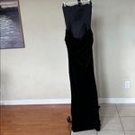 House Of CB  XS A-C 'Persephone' Black Velvet Strapless Corset Maxi Dress NWOT Photo 3