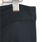 Dolce & Gabbana Shiny Viscose Black Crop Trouser Pants Straight Leg SZ 44 USA 8 Photo 8