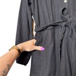 Guess  Eco Nadia Flax Romper Linen Blend Black, size Medium Photo 2
