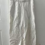 H&M White Linen Pants Photo 0