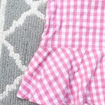 Nordstrom Parisian high waisted pink checkered mini skirt Photo 5