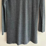 ZARA Grey and Silver Tunic Sweater, Long Sleeve Gothic Blouse, Size Medium Photo 14